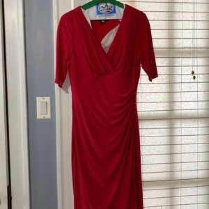 Ladies salmon pink dress